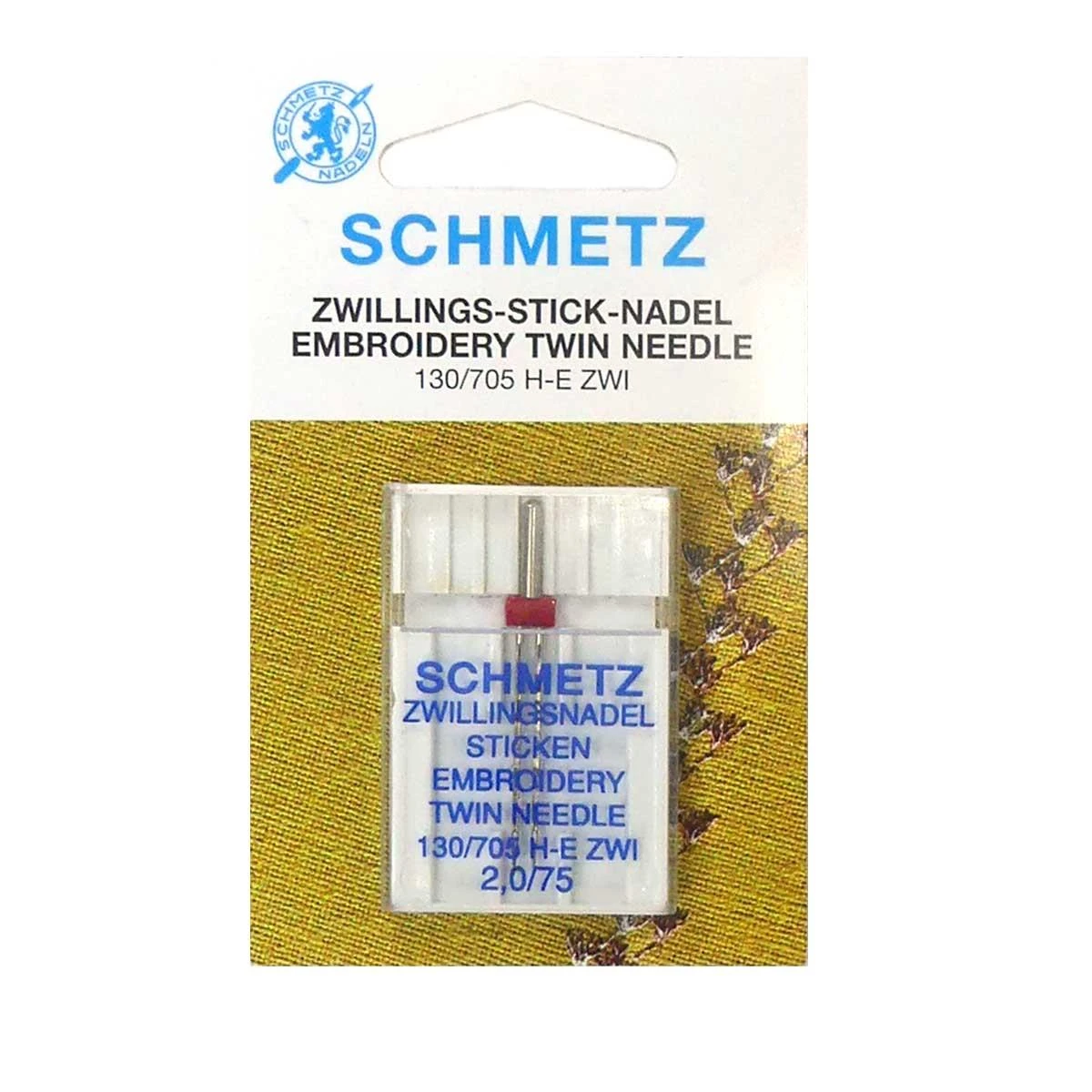 Aguja Máquina Coser Gemela 75, Embrodery. 2mm Separación 3 Aguja Máquina Coser Gemela 75, Embrodery. 2mm Separación