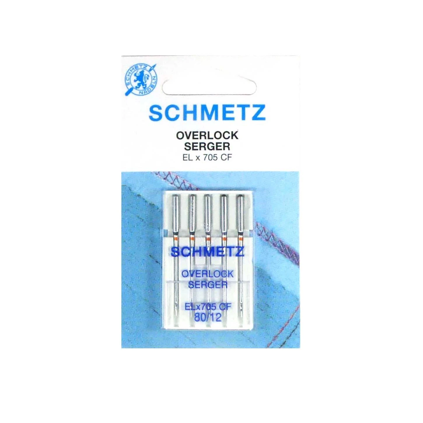 Aguja Para Máquina Overlock Nº80 ELx705. Schmetz 3 Aguja Para Máquina Overlock Nº80 ELx705. Schmetz