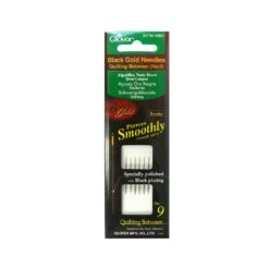 Agujas Negras Quilting Medianas. Varios Tamaños