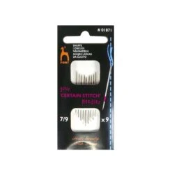 Agujas Para Coser Largas Con Marca Para Puntos Perfectos Nº7-9