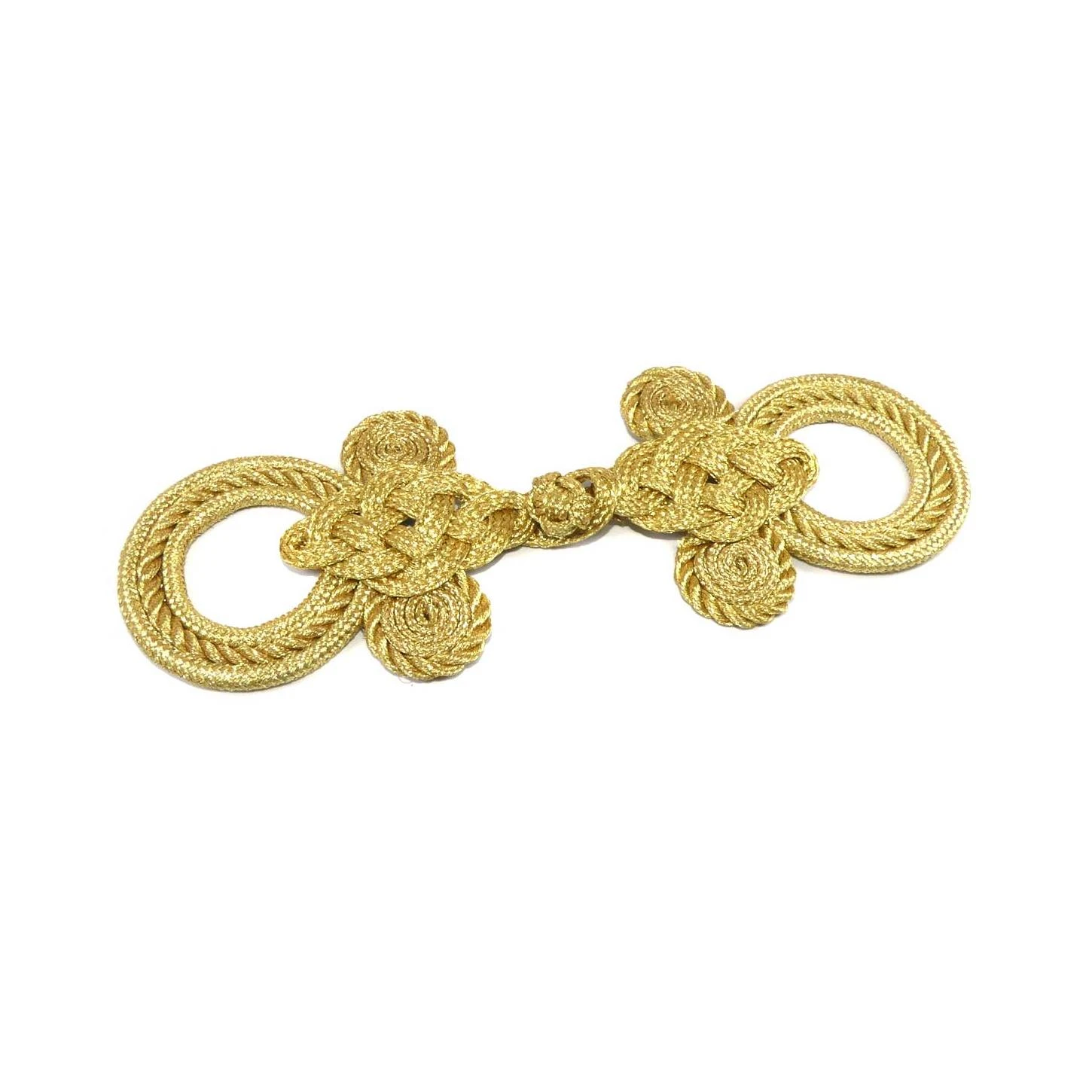 Alamar De Pasamanería Grande Dorado 18x6,5cm 4 Alamar De Pasamanería Grande Dorado 18x6,5cm - Imagen 2