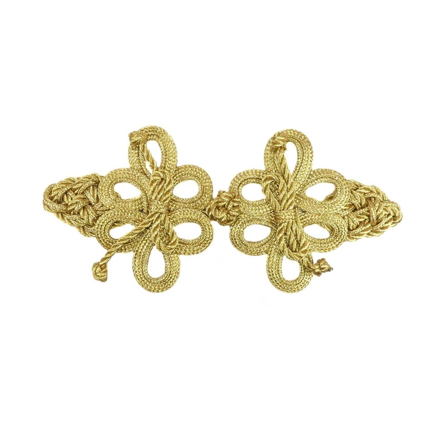 Alamar De Pasamanería Lazos Gigante Dorado 20x9,5cm 3 Alamar De Pasamanería Lazos Gigante Dorado 20x9,5cm