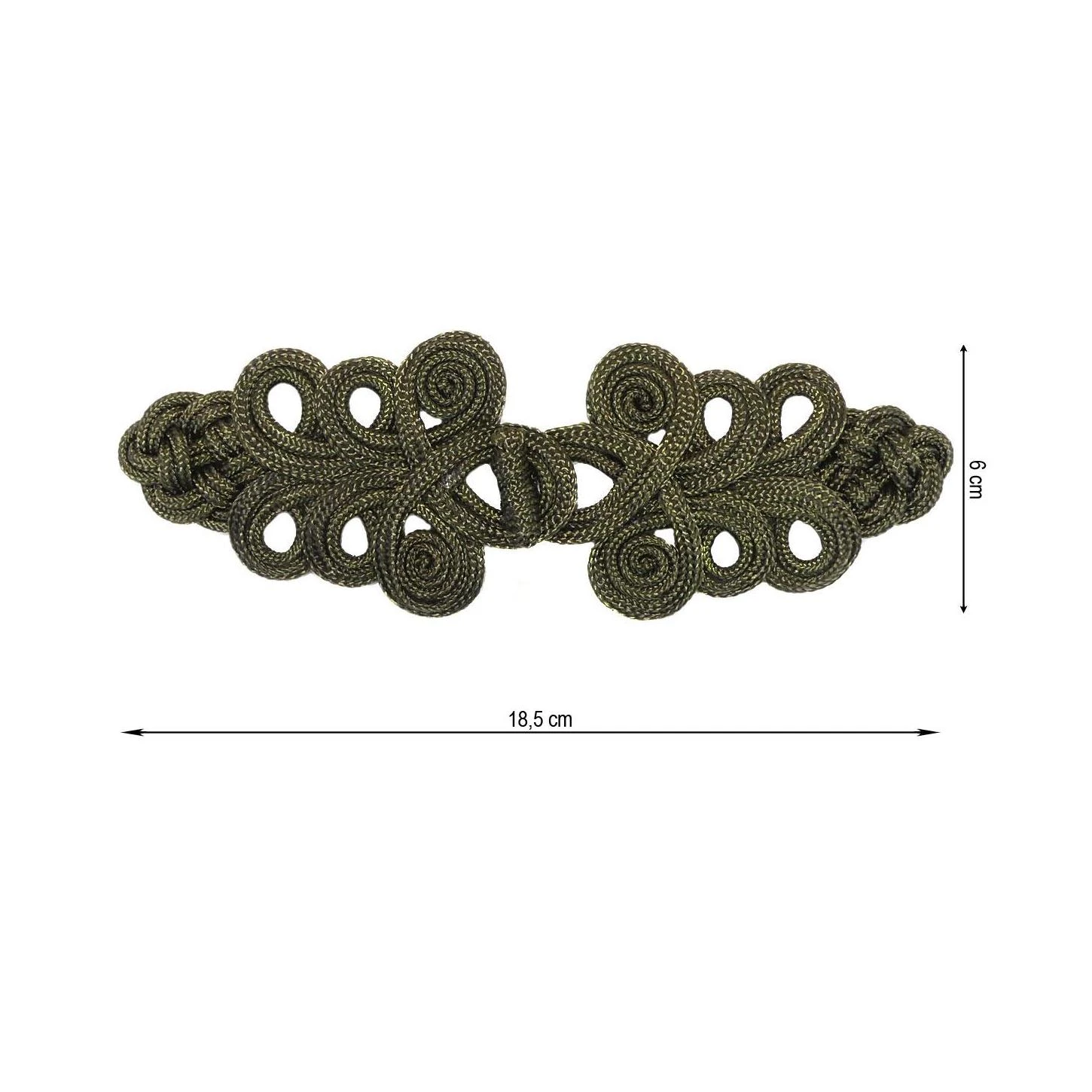 Alamar De Rayón Grande 18,5x6cm. Varios Colores 3 Alamar De Rayón Grande 18,5x6cm. Varios Colores