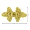 Alamar Para Faldón De Anda En Oro. 24x14cm -Merceria Botton alamar para faldon de anda en oro 24x14cm