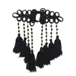 Alamar Pasamería 8 Borlas Con Abalorios