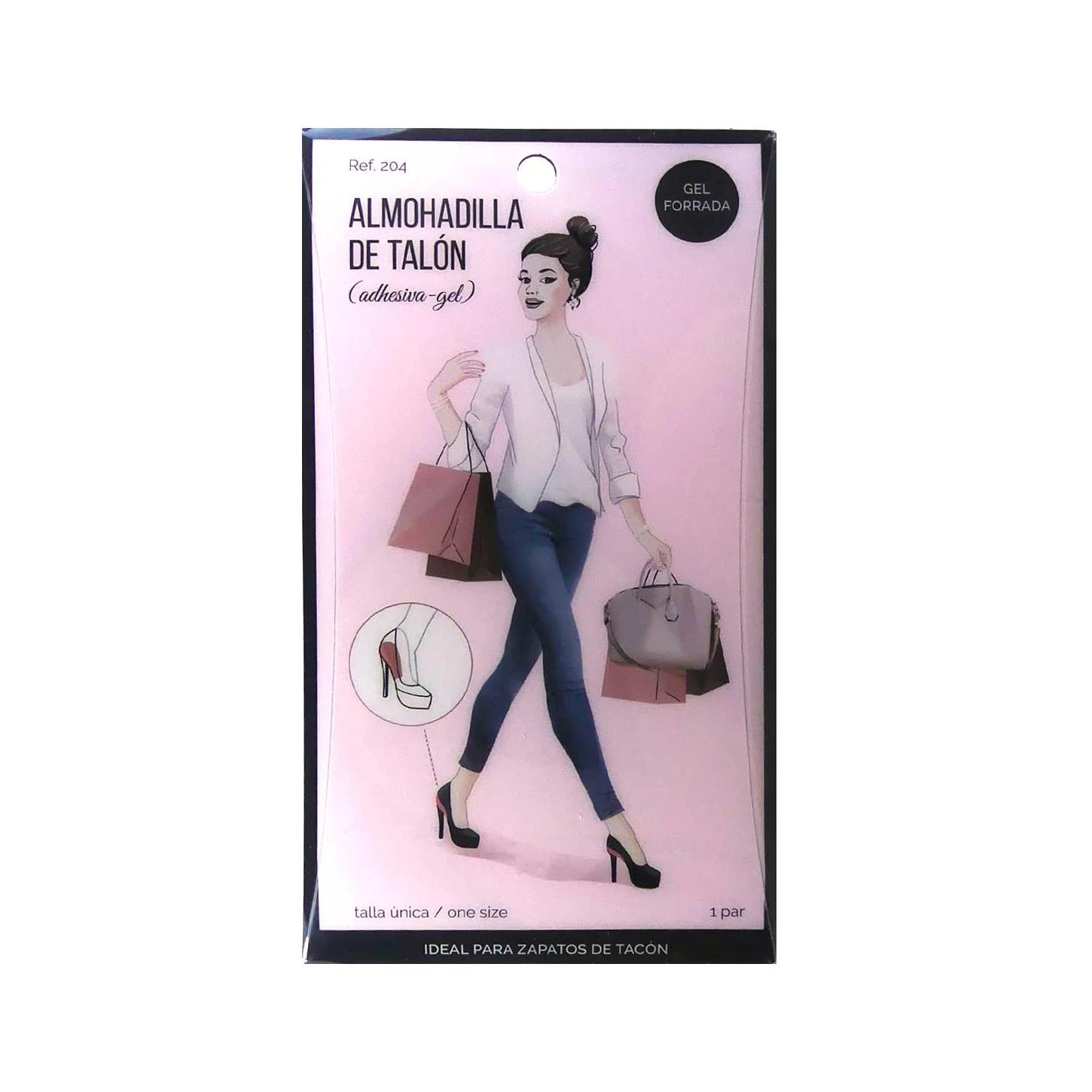 Almohadilla Para Talón De Gel Forrado 3 Almohadilla Para Talón De Gel Forrado