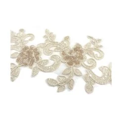 Aplicación Bordada Conjunto Flores Con Rocalla. Varios Colores -Merceria Botton aplicacion bordada conjunto flores con rocalla 1