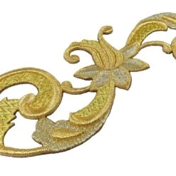 Aplicación Bordada Para Coser Cenefa Tulipán 20x8cm. Izquierda 5 Aplicación Bordada Para Coser Cenefa Tulipán 20x8cm. Izquierda -Merceria Botton aplicacion bordada para coser cenefa tulipan 20x8cm izquierda 1