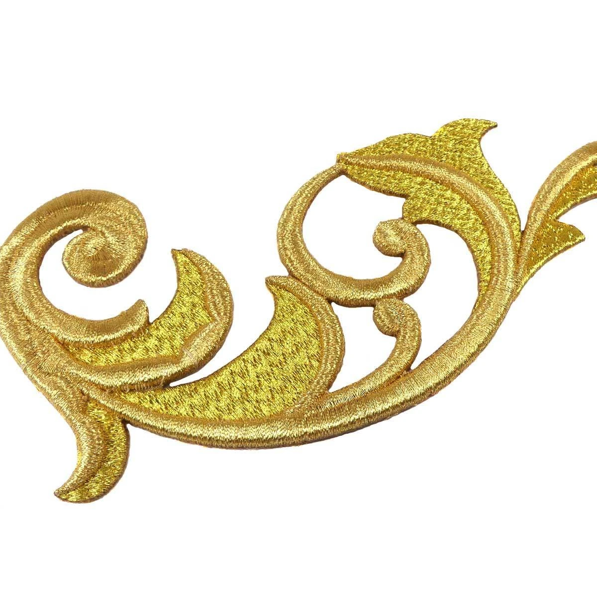 Aplicación Bordada Para Coser Orla Hoja 21x11cm. Izquierda 4 Aplicación Bordada Para Coser Orla Hoja 21x11cm. Izquierda - Imagen 2