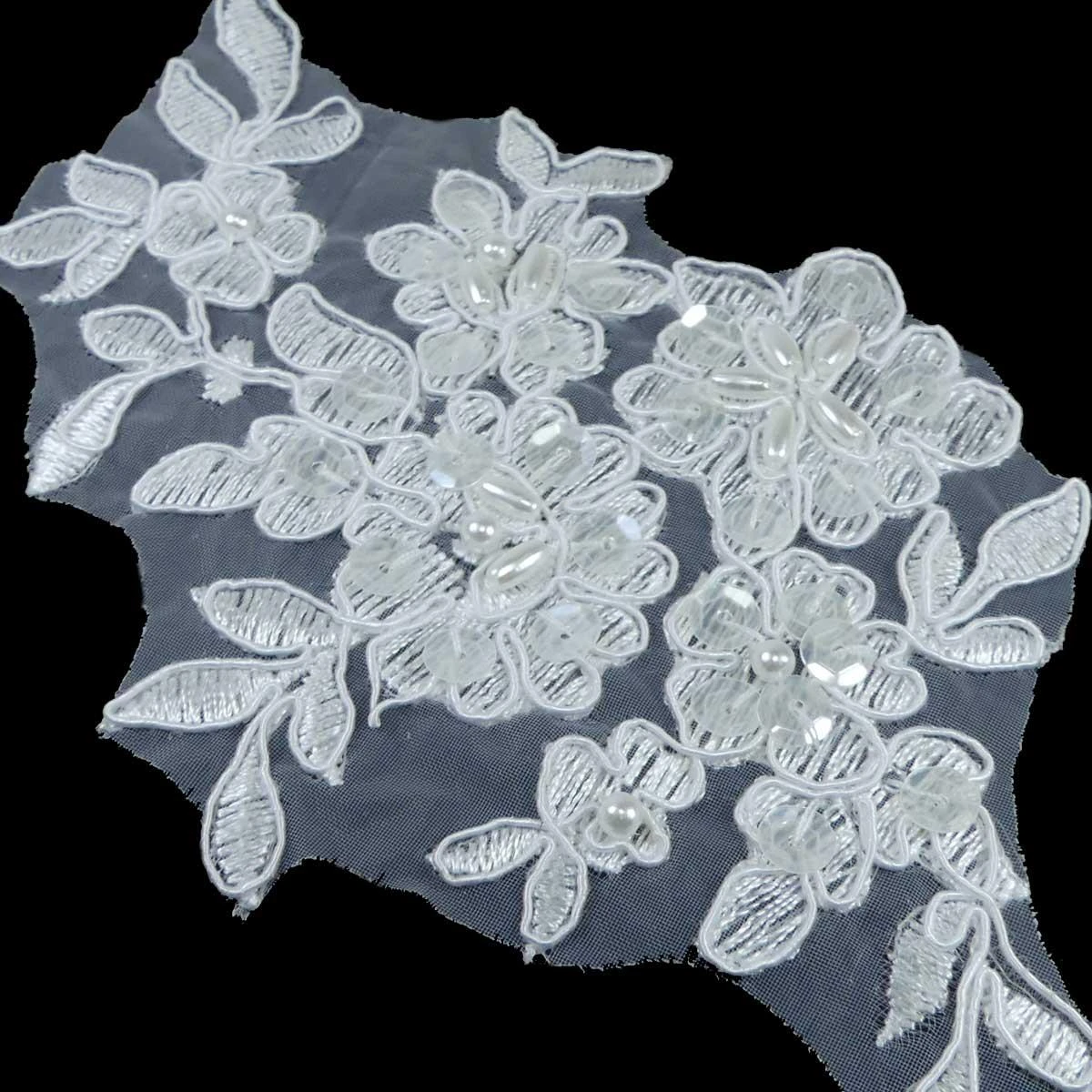 Aplicación Bordada Pareja Flores 9x15cm. Varios Colores 4 Aplicación Bordada Pareja Flores 9x15cm. Varios Colores - Imagen 2