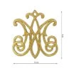 Aplicación Bordada Termo Ave María 7,5x8cm. Oro 2 Aplicación Bordada Termo Ave María 7,5x8cm. Oro -Merceria Botton aplicacion bordada termo ave maria 7x8cm oro