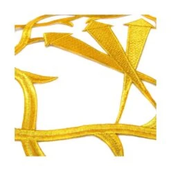 Aplicación Bordada Termo Gigante Dorada. Corona Espinas Y Clavos 5 Aplicación Bordada Termo Gigante Dorada. Corona Espinas Y Clavos -Merceria Botton aplicacion bordada termo gigante dorada corona espinas y clavos 1