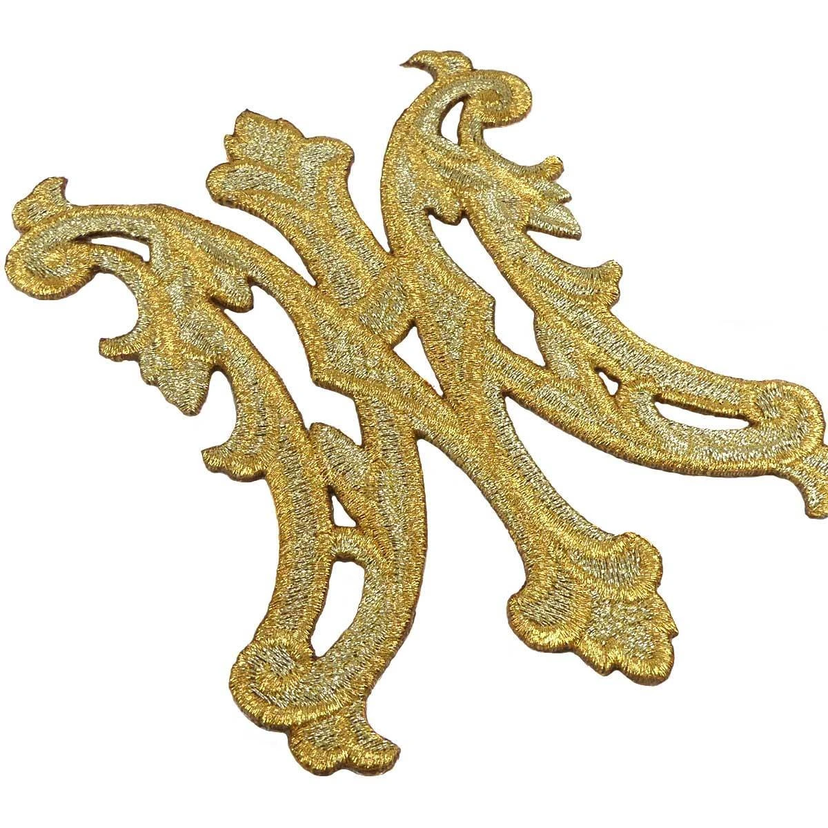 Aplicación Bordada Termoadhesiva Ave María 9x12cm. Oro 4 Aplicación Bordada Termoadhesiva Ave María 9x12cm. Oro - Imagen 2