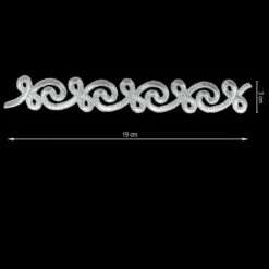 Aplicación Bordada Termoadhesiva Infinito 19x3cm