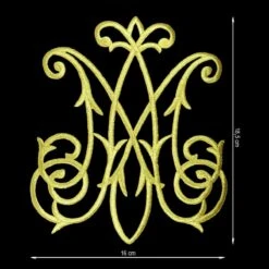 Aplicación Bordada Termoadhesiva M. 16x18,5cm