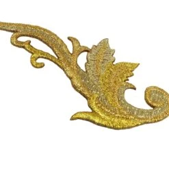 Aplicación Bordada Termoadhesiva Orla 10x5cm. Oro 5 Aplicación Bordada Termoadhesiva Orla 10x5cm. Oro -Merceria Botton aplicacion bordada termoadhesiva orla 10x5cm oro 1