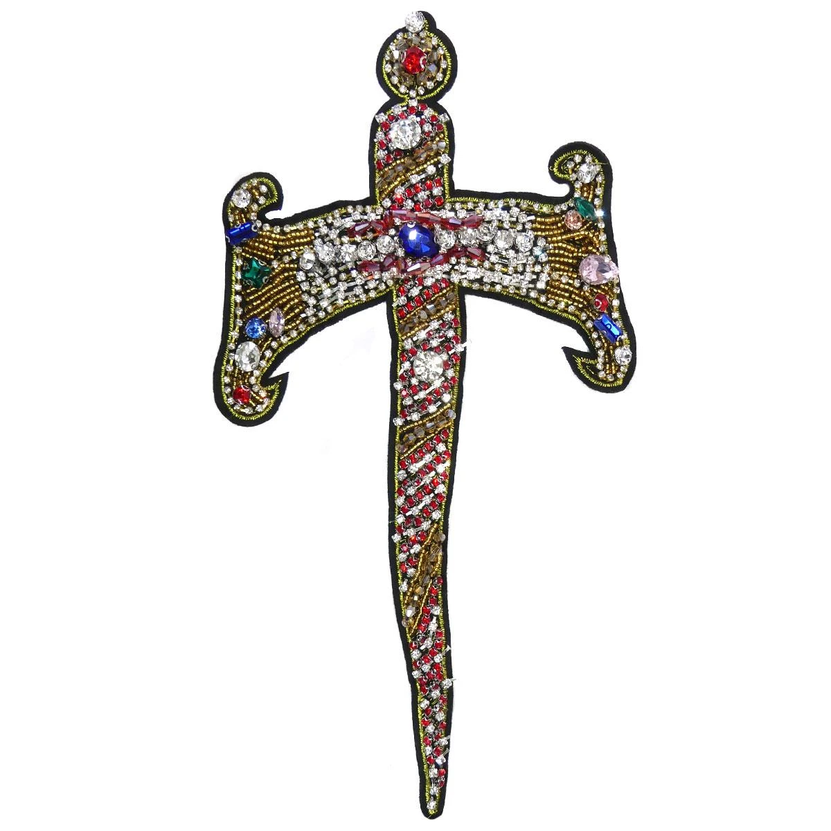 Aplicación Daga De Abalorios Y Strass 3 Aplicación Daga De Abalorios Y Strass