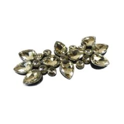 Aplicación De Cristal Floral 9,5x4,5cm. Varios Colores 5 Aplicación De Cristal Floral 9,5x4,5cm. Varios Colores -Merceria Botton aplicacion de cristal floral 95x45mm 1