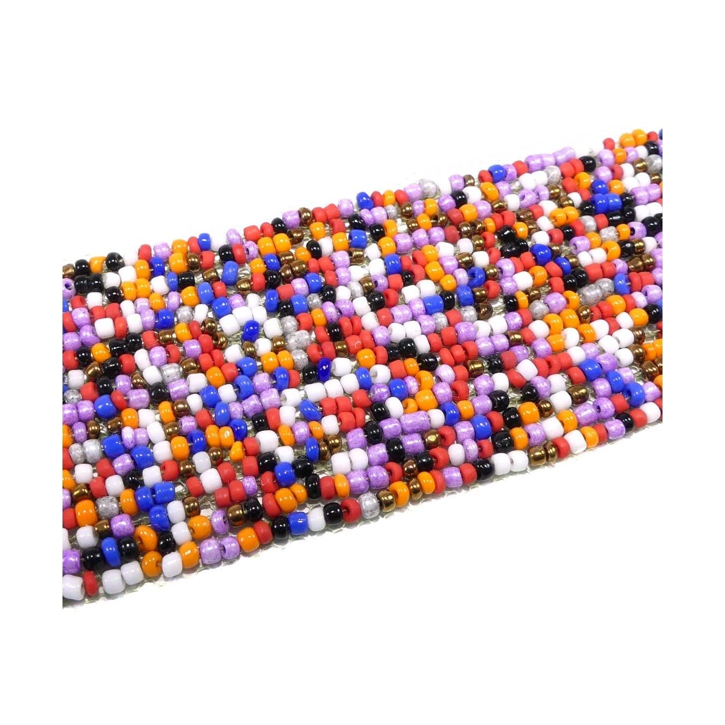 Aplicación étnica Con Rocalla 10,5x4cm. Multicolor 4 Aplicación étnica Con Rocalla 10,5x4cm. Multicolor - Imagen 2