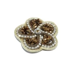 Aplicación Flor De Tupis Y Strass. Varios Colores 5 Aplicación Flor De Tupis Y Strass. Varios Colores -Merceria Botton aplicacion flor de tupis y strass 1