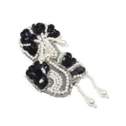 Aplicación Floral De Perlas Y Lentejuelas 5 Aplicación Floral De Perlas Y Lentejuelas -Merceria Botton aplicacion floral de perlas y lentejuelas 1