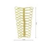 Aplicación Guerrera Bordada En Dorado. 11,5cm X 18cm -Merceria Botton aplicacion guerrera bordada en dorado 115 x 180mm2
