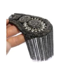 Aplicación Hombrera Con Cadena Metalizada. Varios Colores 7 Aplicación Hombrera Con Cadena Metalizada. Varios Colores -Merceria Botton aplicacion hombrera con cadena metalizada 2