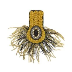 Aplicación Hombrera Pasamanería Con Fleco -Merceria Botton aplicacion hombrera pasamaneria con fleco 2