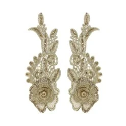 Aplicación Bordada Pareja. 21x7,5cm