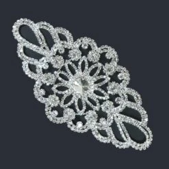 Aplicación Strass Para Coser. 17cm X 8,8cm