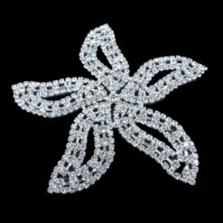 Aplicación Strass Para Coser. 8,5cm X 8,5cm -Merceria Botton aplicacion strass para coser 85mm 1