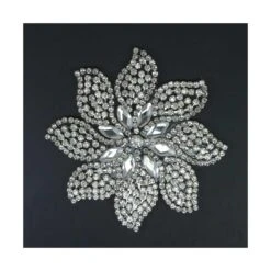 Aplicación Strass Termo En Flor Con Base Metálica
