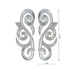 Aplicación Termo Bordada Filigrana. Pareja