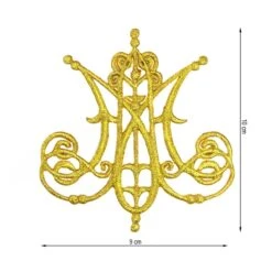 Aplicación Termo Bordada María. Varios Colores