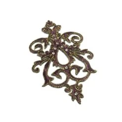 Aplicación Termo Bordada Rococó Con Strass. Varios Colores -Merceria Botton aplicacion termo bordada rococo con strass 1 1