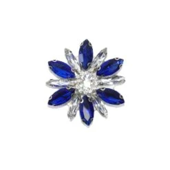 Aplicación Termo De Strass Engarzado Flor Pétalos. Varios Colores