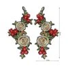 Aplicación Termo Pareja Flor Conjunto Rosas. 13x28cm 2 Aplicación Termo Pareja Flor Conjunto Rosas. 13x28cm -Merceria Botton aplicacion termo pareja flor conjunto rosas 13x28cm2