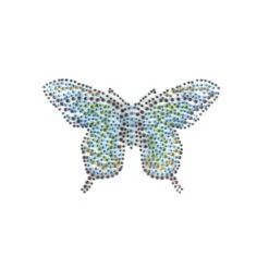 Aplicación Termo Transfer Mariposa Strass