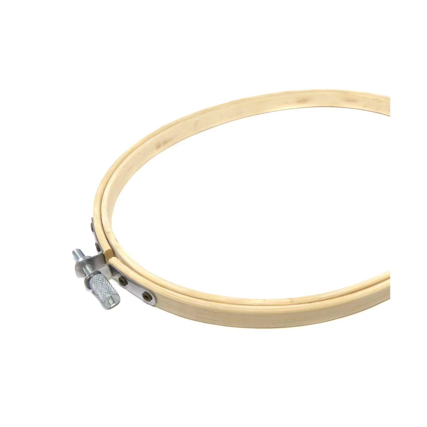 Aro Ovalado De Bambú Con Tornillo Para Bordar 5 Aro Ovalado De Bambú Con Tornillo Para Bordar - Imagen 3
