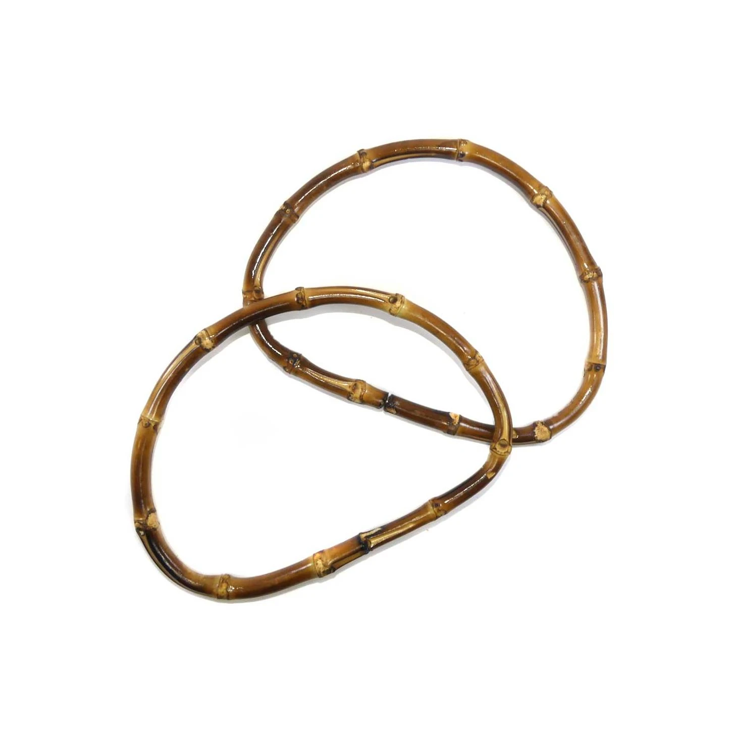 Asas Para Bolso Ovaladas Bambú. Varios Colores 4 Asas Para Bolso Ovaladas Bambú. Varios Colores - Imagen 2