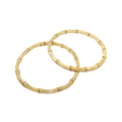 Asas Para Bolso Redondas Bambú