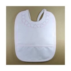 Babero Para Bordar Con Cuello De Corazones
