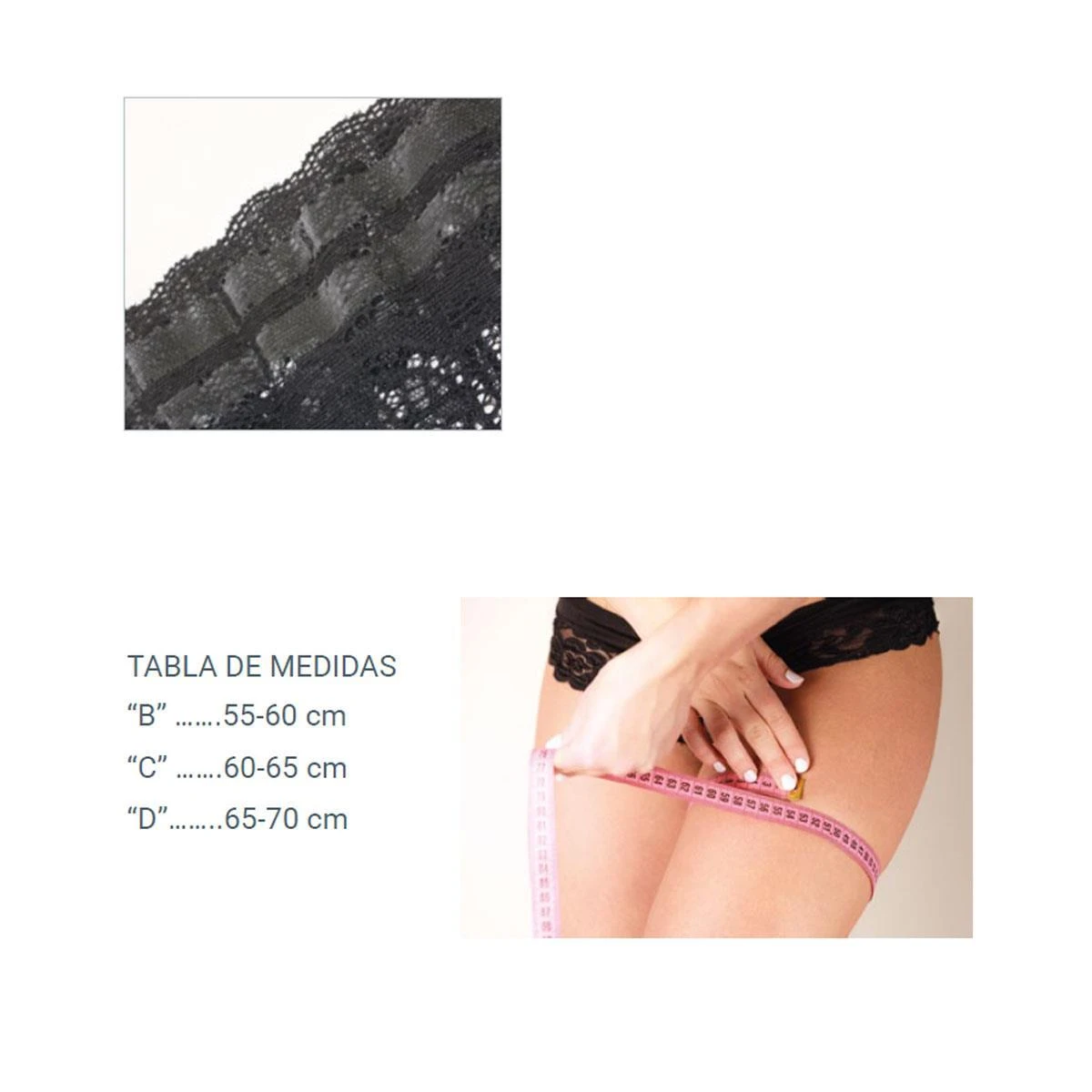 Banda Elástica Antirrozaduras Negra. Varias Tallas 4 Banda Elástica Antirrozaduras Negra. Varias Tallas - Imagen 2