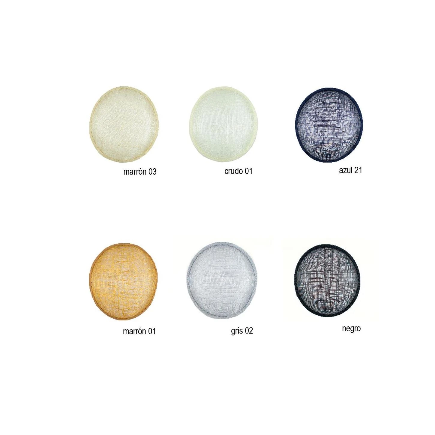 Base Para Tocado Redonda Clásica. Varios Colores 6 Base Para Tocado Redonda Clásica. Varios Colores - Imagen 4