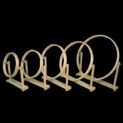 Bastidor Redondo Para Bordar Con Pie De Madera