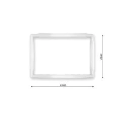 Bastidor Para Bordar Desmontable Tubular. 43x28cm