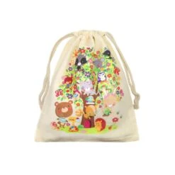 Bolsa Para Merienda Dibujo árbol Y Animales