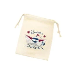 Bolsa Para Merienda Dibujo Barco -Merceria Botton bolsa para merienda dibujo barco 1