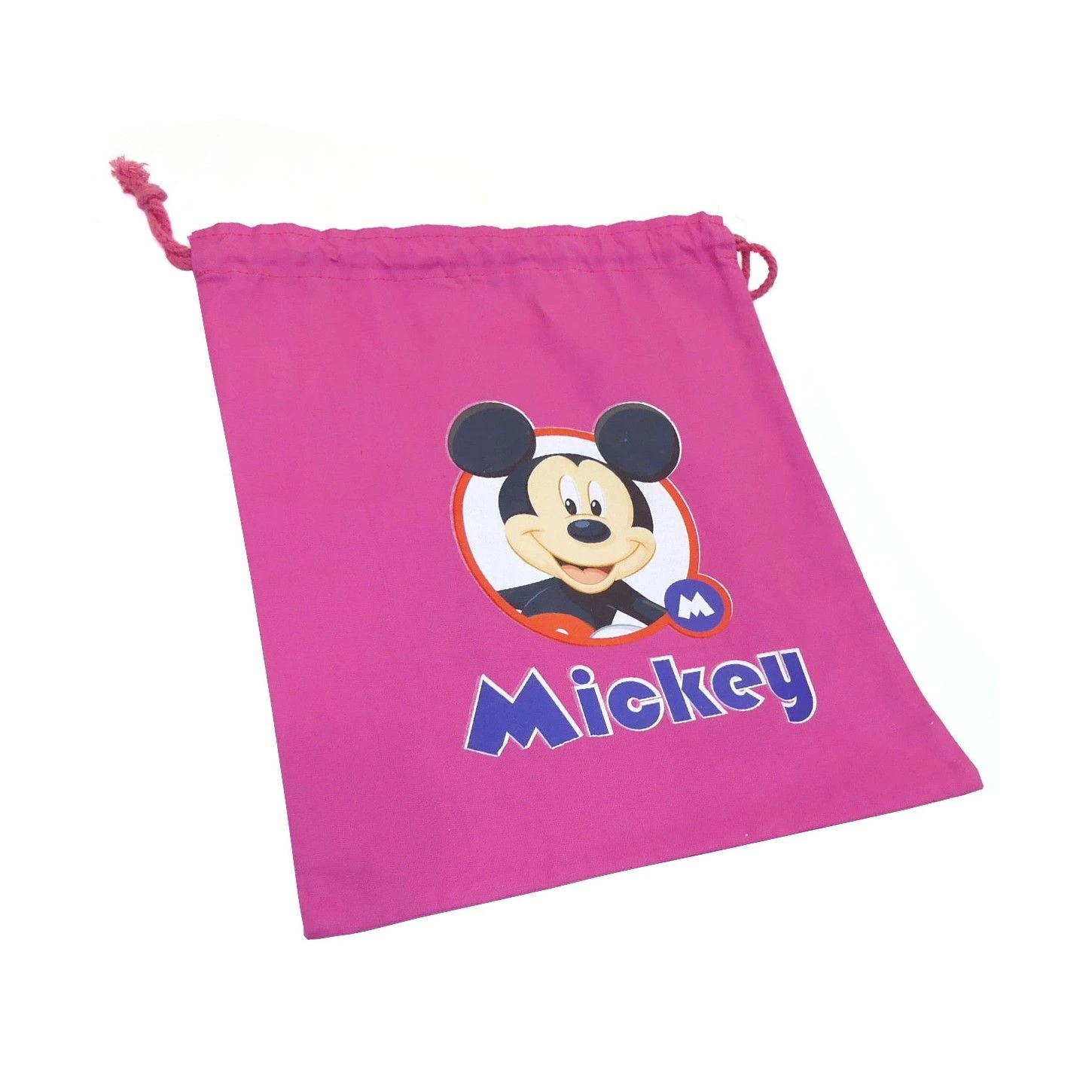 Bolsa Para Merienda Mickey Disney. Fuxia 3 Bolsa Para Merienda Mickey Disney. Fuxia