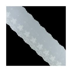 Bordado Blanco Floral 65m. Conjunto 45